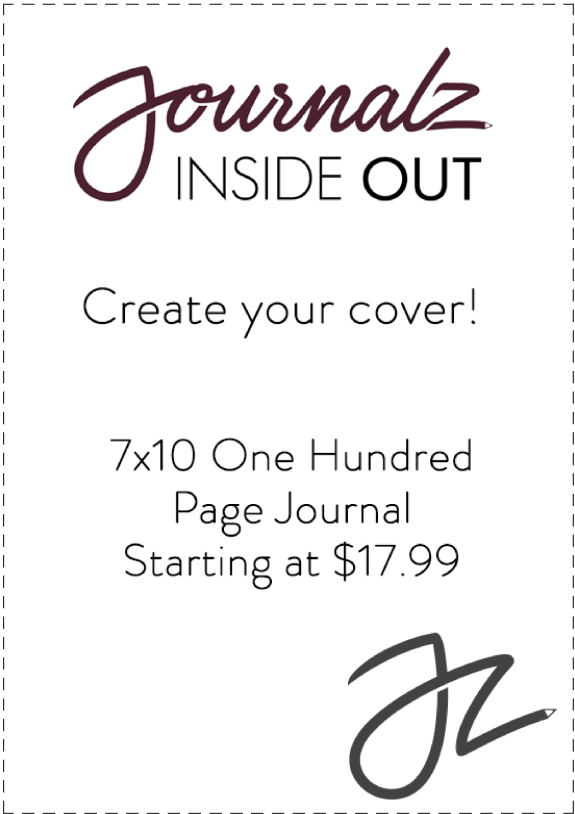 Custom Journal 7x10-100 Pages